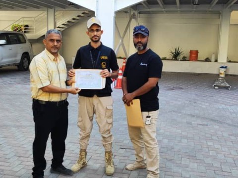 تكريم حراس شركة يونيفرسال إيجلز للخدمات الأمنية المحدودة (UESS) – عدن